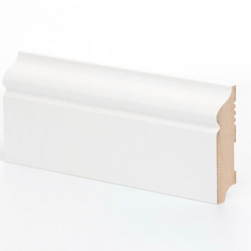 Плинтус напольный Ликорн K-11 Белый 80х22х2050