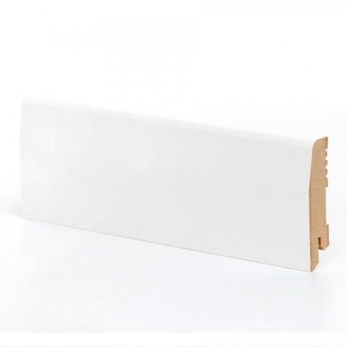 Плинтус напольный Ликорн K-12 Белый 70х16х2050